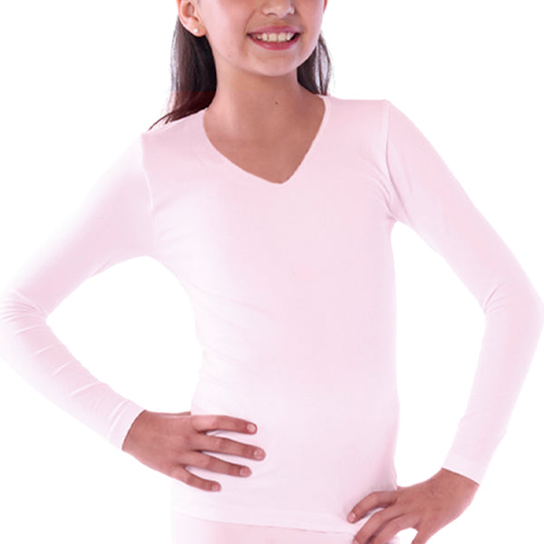 Camiseta Térmica para Niña-rosa-8-10 Años
